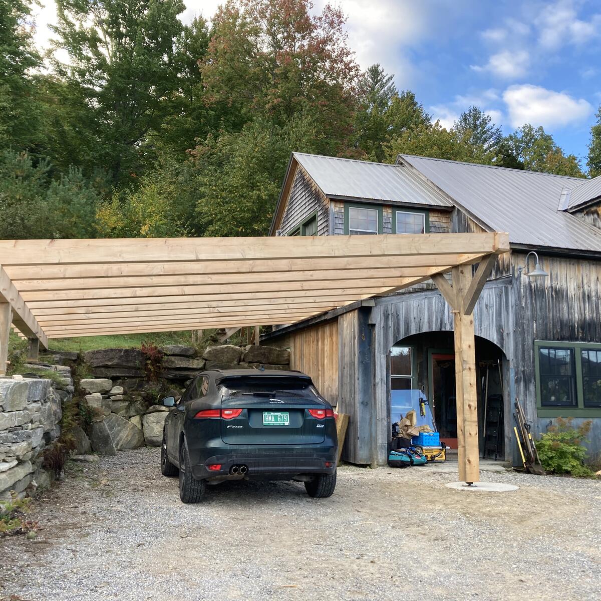 Timber Frame Carport 